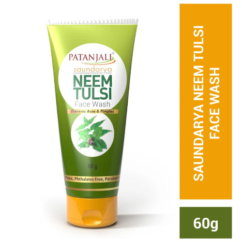Patanjali Face Wash Neem & Tulsi 60g