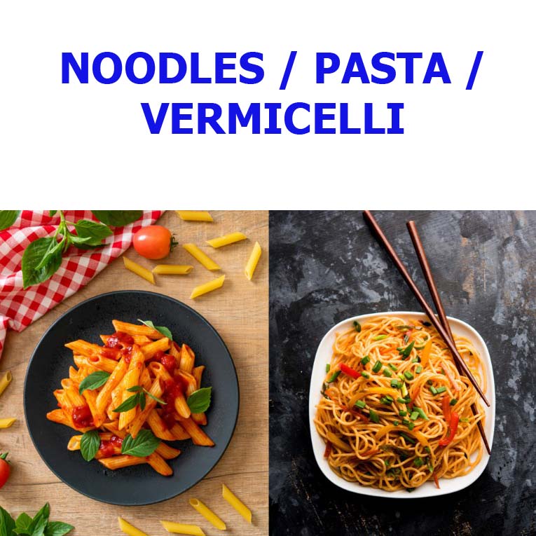 Noodles, Vermicelli, Pasta