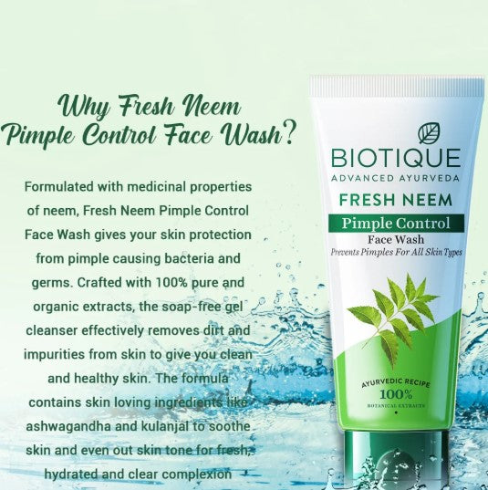 Biotique Face Wash Neem 50ml