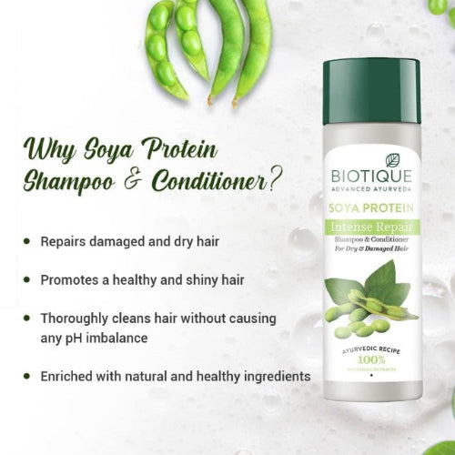 Biotique Shampoo Soya Protein 190ml