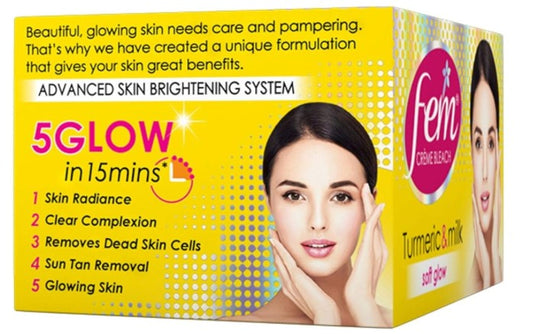 Dabur Fem Face Bleach Turmeric & Milk 24g