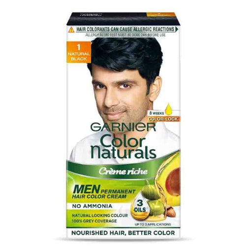 Βαφή μαλλιών Garnier για άνδρες φυσικό μαύρο 60ml