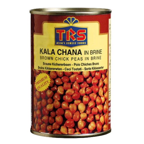 Boiled Brown Chick Peas (Kala Chana) in Brine TRS 400g