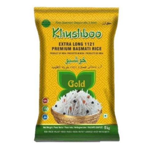 Ρύζι Μπασμάτι Khushboo Χρυσό 5Kg